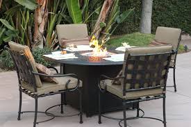 What is the price range for fire pit patio sets? 201060 Gd Darlee 60 Round Propane Fire Pit Dining Table