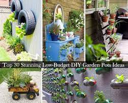 low budget diy garden pots