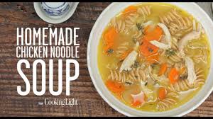 Homemade Chicken Noodle Soup Cooking Light
