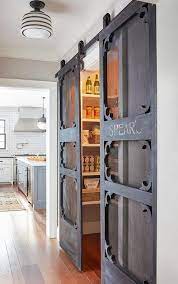 Kitchen Pantry With Vintage Mesh Screen