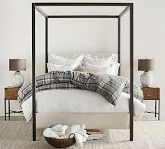 Atwell Metal Canopy Bed Pottery Barn