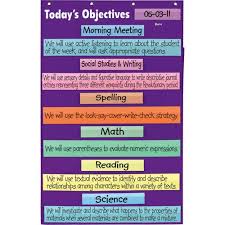 Todays Objectives Pocket Chart Owl Collaborative