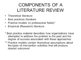 Examples of a literature review for a research paper   Advantages           