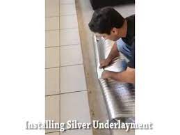 silver laminate flooring underlayment