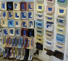 Colored Ceramic Soap Dishes And Shelves