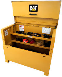 cat double padlocked jobsite box 60 in