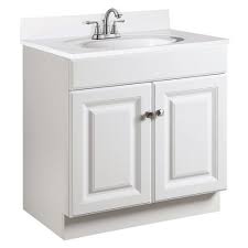 Buy products such as design element mason 30 single sink bathroom vanity at walmart and save. Design House 531947 Wyndham White Semi Gloss Vanity Cabinet With 2 Doors 30 Inches By 21 5 Inches By 31 5 Inches