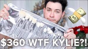 360 kylie cosmetics brushes tested