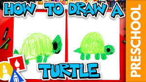 how to draw a turtle pre you