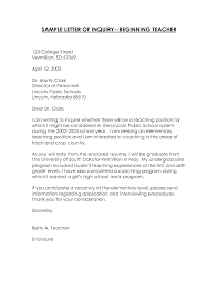 Cover Letter Teacher Position Selo L Ink Co With Thank You Letter To