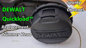 DeWalt Quickload™ Trimmer Head Replacement and How to Load New Line  Quickload™ Style! - YouTube