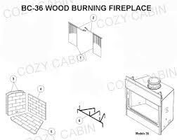 wood burning fireplace bc 36 bc 36