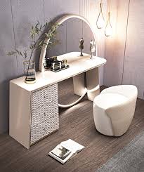 luxurious dressing table with large