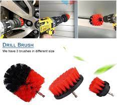 3pcs hard bristle drill brush