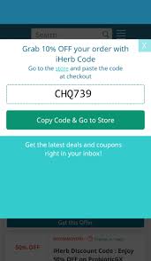On average, we find a new iherb coupon code every 2 days. Iherb Coupon Code Chq739 For Android Apk Download