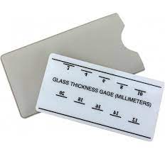 glass thickness gauge indicator