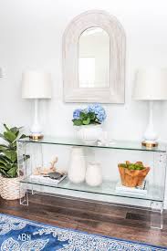 how to style a console table