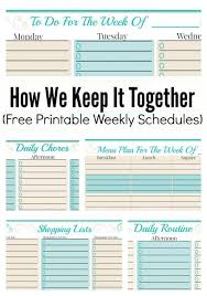 free weekly planner template to do