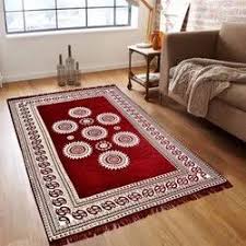 mandala circle design chenille carpet