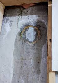 Sealing A Cement Filled Old Duct Hole