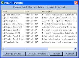 template definition files
