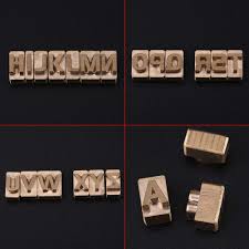 How to stamping your name on leather surface. 26 Pcs Set Brass Leather Stamp Set Diy Metal Alphabet Letters Symbol Stamps For Leather Craft Stamping Craving Tool Leathercraft Stamping Punching Ilsr Org