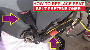 replace seat belt pretensioner