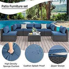 Patio Sectional Furniture Set