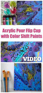 Color Shift Paint Flip Cup With Black