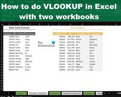 how to do vlookup in excel with two sheets