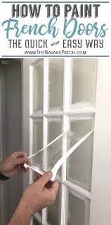 How To Paint French Doors The Easy Way