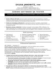 Experienced Qa Software Tester Resume Sample Monster Com