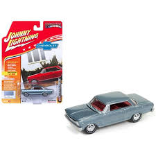 Johnny Lighting 1 64 Scale Gray 1965 Chevrolet Nova Ss Diecast Car Walmart Com Walmart Com