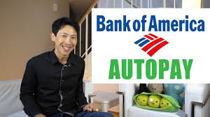 how to setup autopay in full at bank of