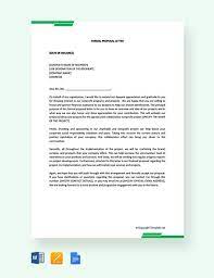 32 proposal letter templates doc pdf