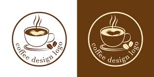 coffee logo for milk tea vector