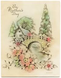 Personalize it with photos & text or purchase as is! Vintage Mother S Day Scenic Card Old Design Shop Blog