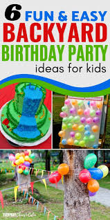 backyard birthday party ideas