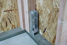 How to fasten a wood stud wall from a garage, shed or other building to a concrete pad. How To Properly Anchor A Shed The Only Guide You Need