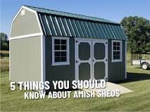 What are Amish sheds made of?