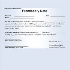 Sample Promissory Note Bravebtr