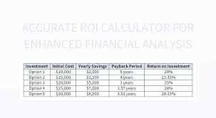 financial ysis excel template