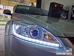 Độ đèn Led mí Ford Focus ( đèn ban ngày DRL ) - Phát Huy Auto