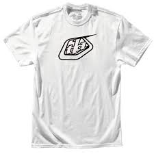 Troy Lee Designs Logo T Shirt White Casual Clothing Shirts