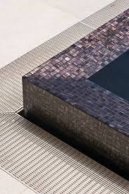 Modern Black Pool With Glass Mosaic
