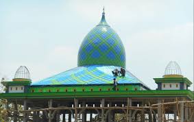 video pembuatan kubah masjid
