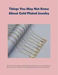 gold plated jewelry