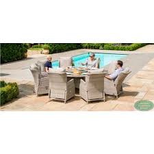 cotswold reclining 8 seat round dining