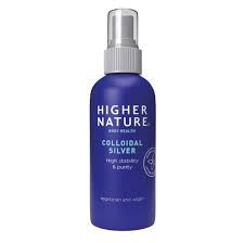 Higher Nature - Colloidal Silver - Antiseptic & Disinfectant - Purified  Water - High-Grade Silver - Gluten Free - Vegetarian & Vegan - 100ml :  Amazon.co.uk: Health & Personal Care