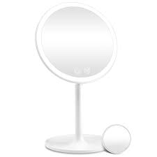 rechargeable lighted makeup mirror 1x